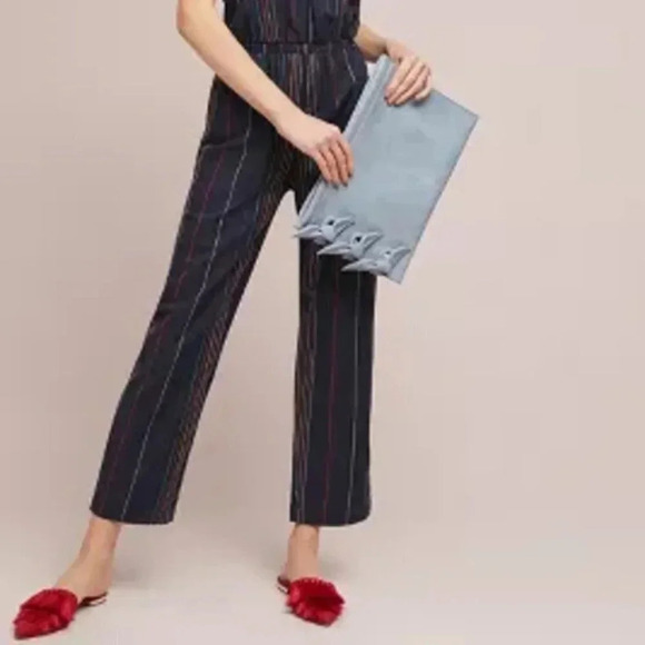 EUC: Anthropologie Striped Halter Jumpsuit - Picture 2 of 2